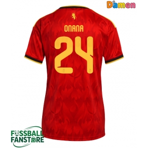 Belgien Amadou Onana #24 Replik Heimtrikot Damen WM 2026 Kurzarm